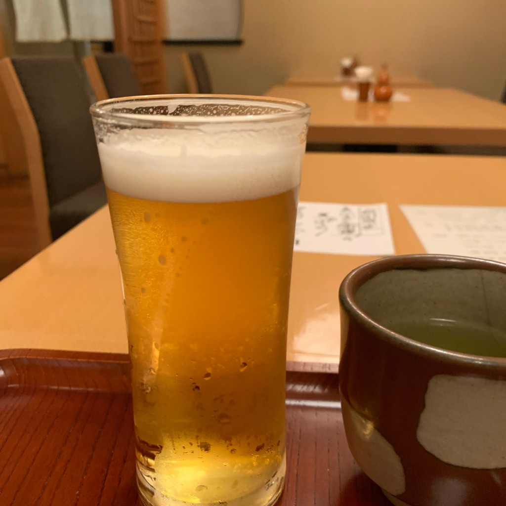 ユーザーが投稿したビールの写真 - 実際訪問したユーザーが直接撮影して投稿した高島うなぎ竹葉亭 横浜そごう店の写真