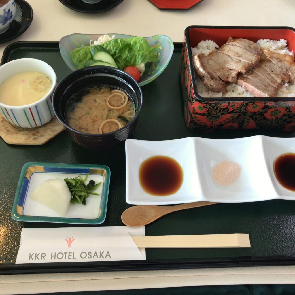 ユーザーが投稿したステーキ重御膳(Lunch)の写真 - 実際訪問したユーザーが直接撮影して投稿した馬場町和食 / 日本料理レストランシャトーの写真