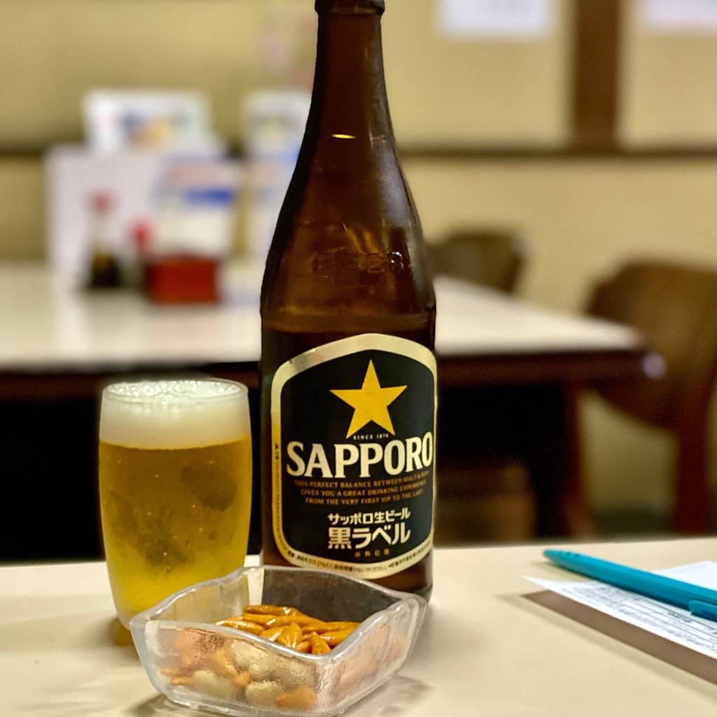 ユーザーが投稿したビールの写真 - 実際訪問したユーザーが直接撮影して投稿した本町通うどん橋本屋 本店の写真