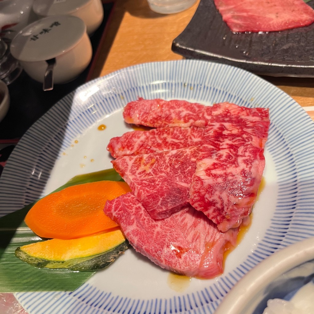 ユーザーが投稿した焼肉定食の写真 - 実際訪問したユーザーが直接撮影して投稿した宮原町肉料理凱旋門 宮原店の写真