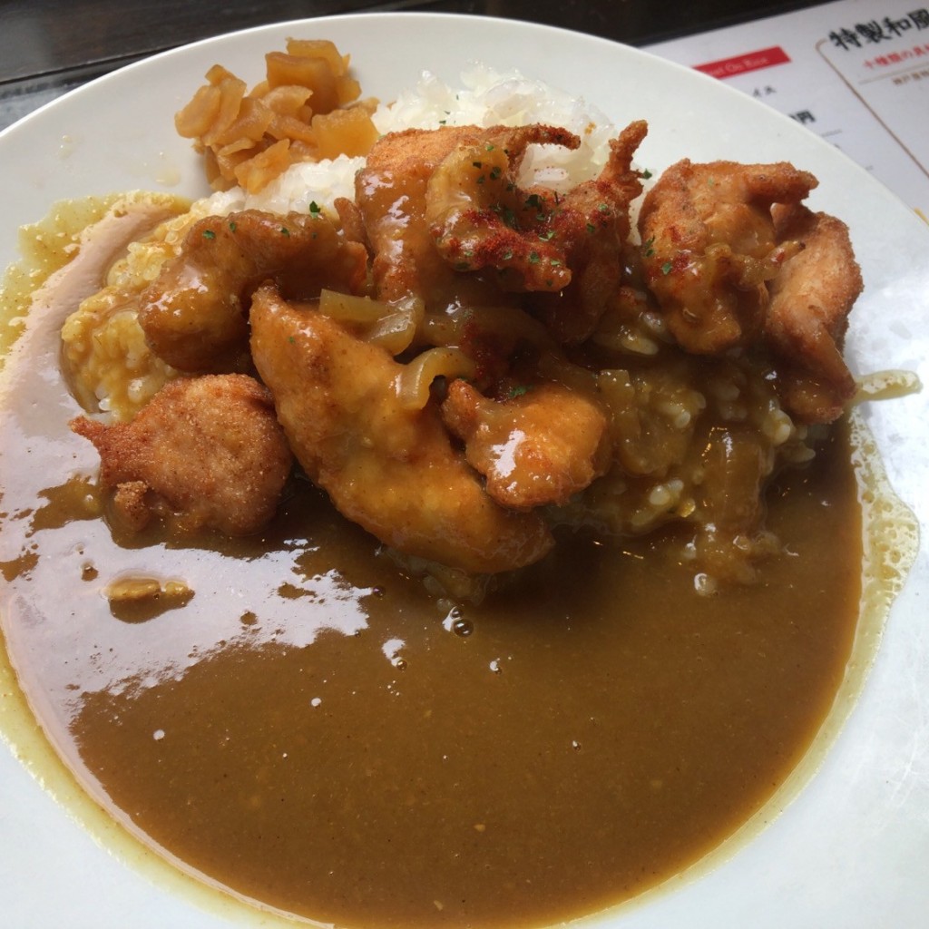 ユーザーが投稿したチキンカレーの写真 - 実際訪問したユーザーが直接撮影して投稿した阿知カレーカレーハウス神戸屋の写真