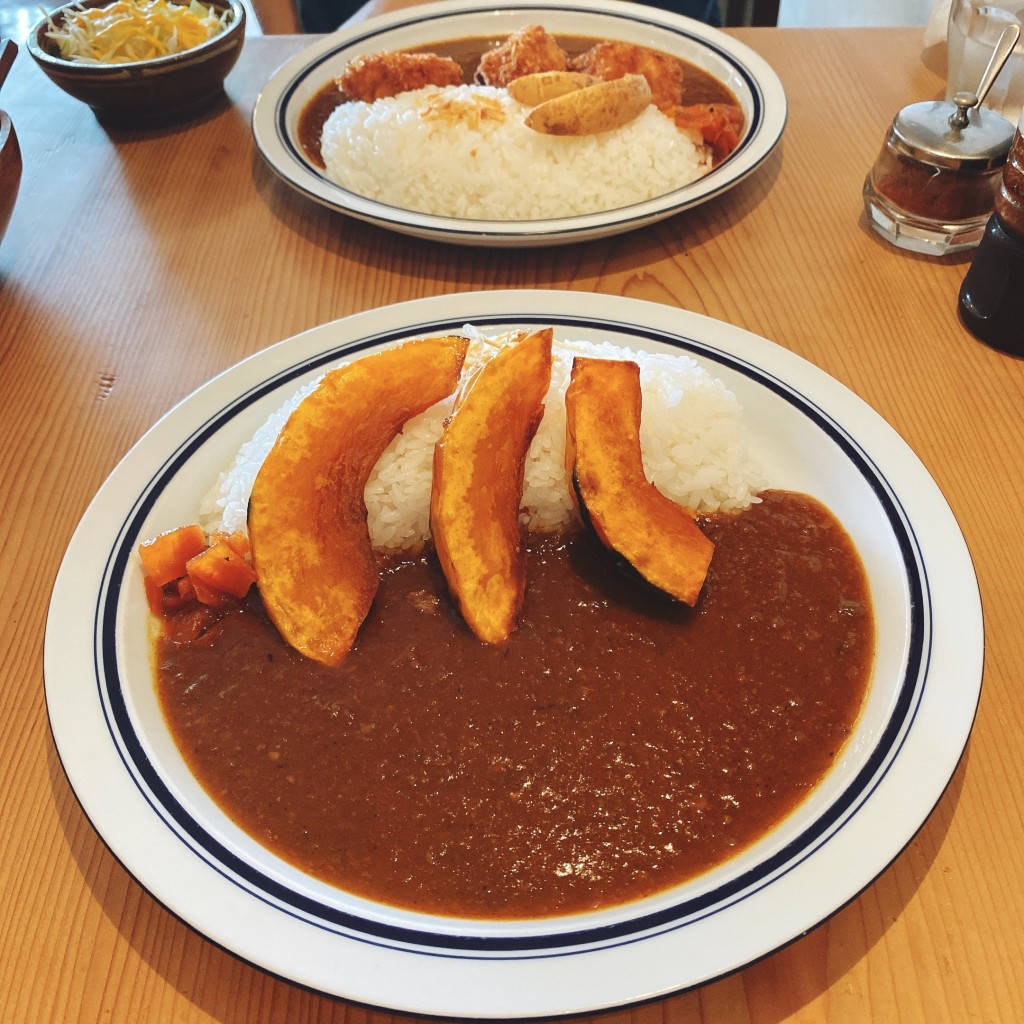 福岡カフェ巡りさんが投稿した大橋カレーのお店カレーとケーキ かぼちゃ家/カボチャヤの写真