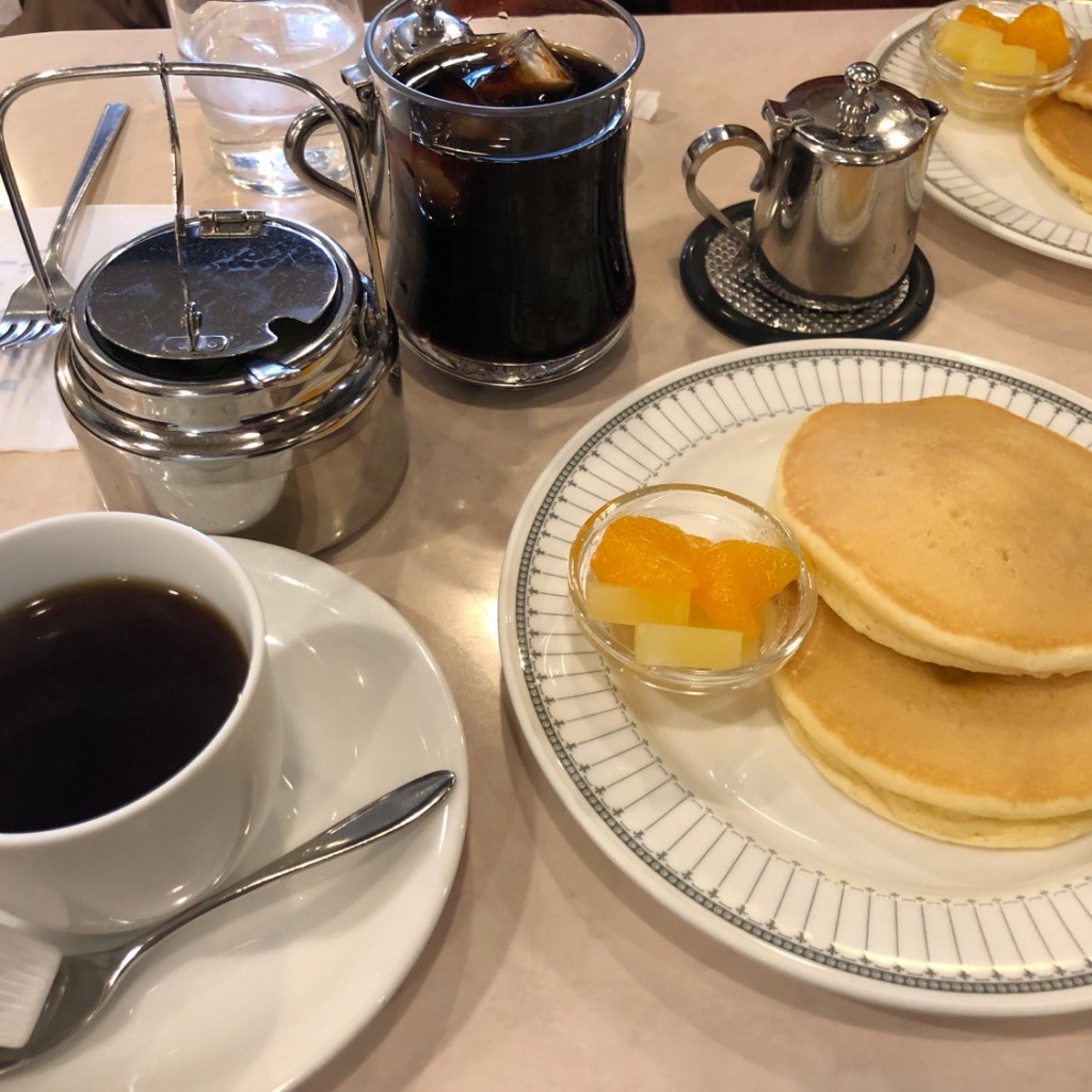 ユーザーが投稿したホットケーキの写真 - 実際訪問したユーザーが直接撮影して投稿した西新宿喫茶店ピースの写真