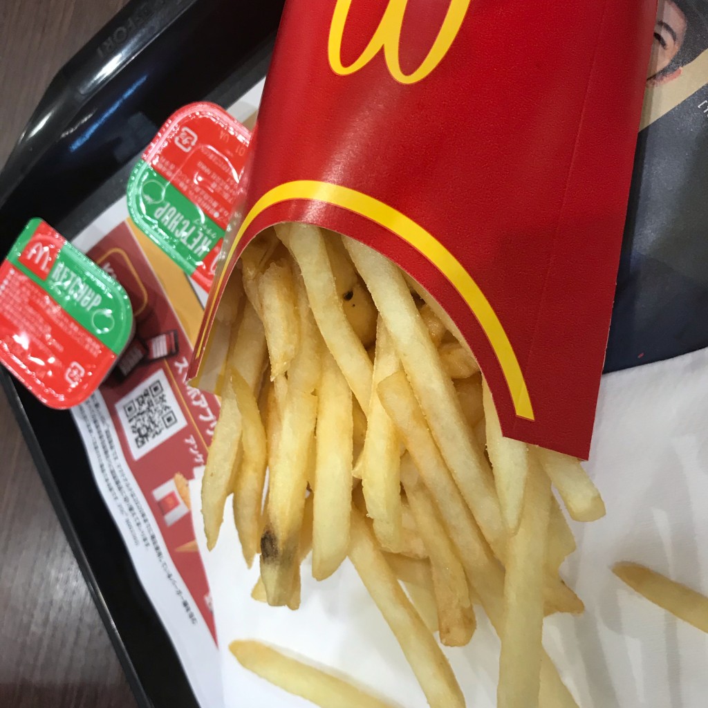 ユーザーが投稿したマックフライポテトの写真 - 実際訪問したユーザーが直接撮影して投稿した本宮ファーストフードマクドナルド イオンモール盛岡南店の写真