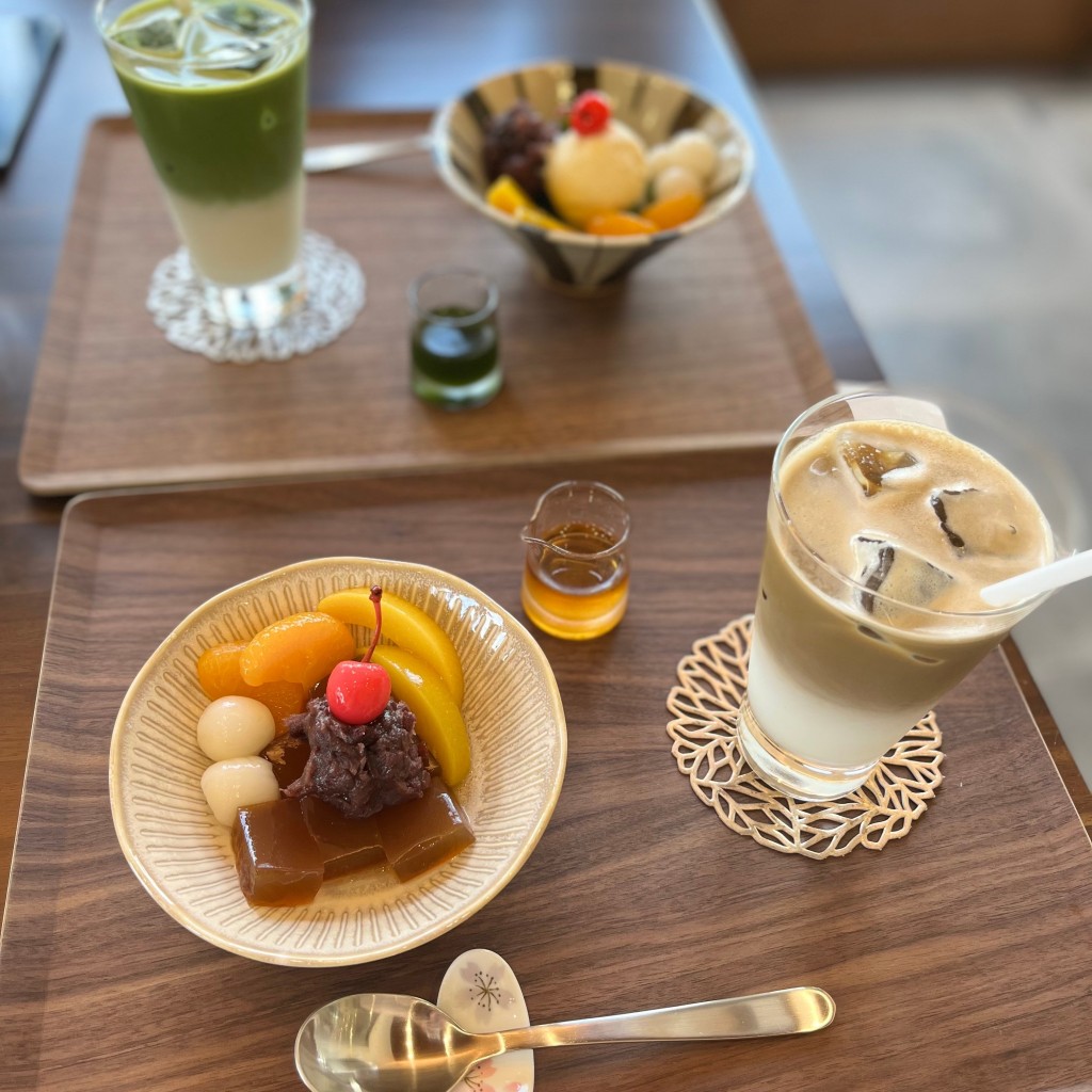 ゆーーーーーーさんが投稿したちのカフェのお店Green tea 煎/グリーンティー センの写真