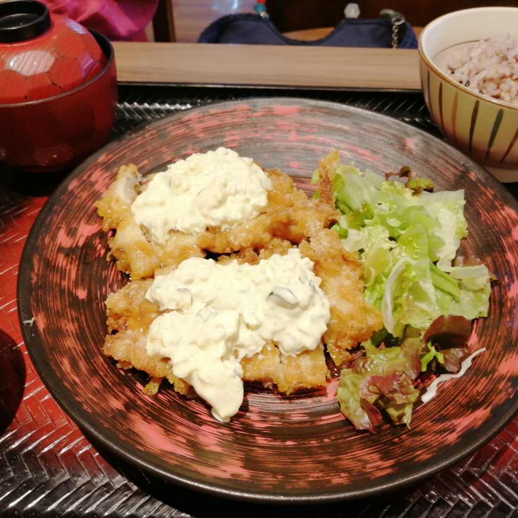 ユーザーが投稿した定食 大戸屋風チキン南蛮の写真 - 実際訪問したユーザーが直接撮影して投稿した新生町定食屋大戸屋 和歌山カーニバル店の写真