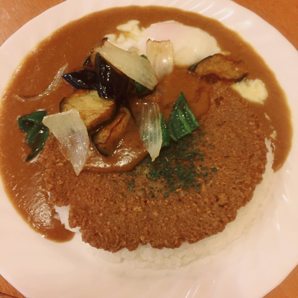 ユーザーが投稿したぱくもり野菜カレーの写真 - 実際訪問したユーザーが直接撮影して投稿した道玄坂カレーカレー屋 パクパクもりもりの写真