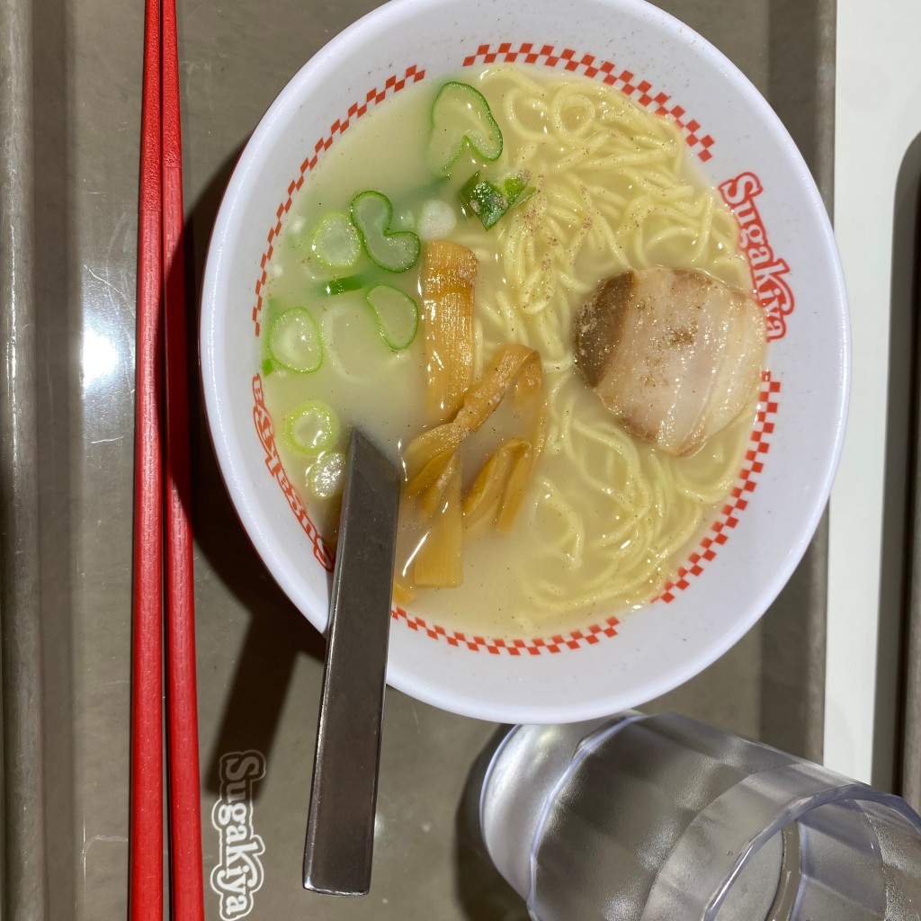 ユーザーが投稿したミニラーメンの写真 - 実際訪問したユーザーが直接撮影して投稿した大須ラーメン専門店スガキヤ 大須赤門店の写真