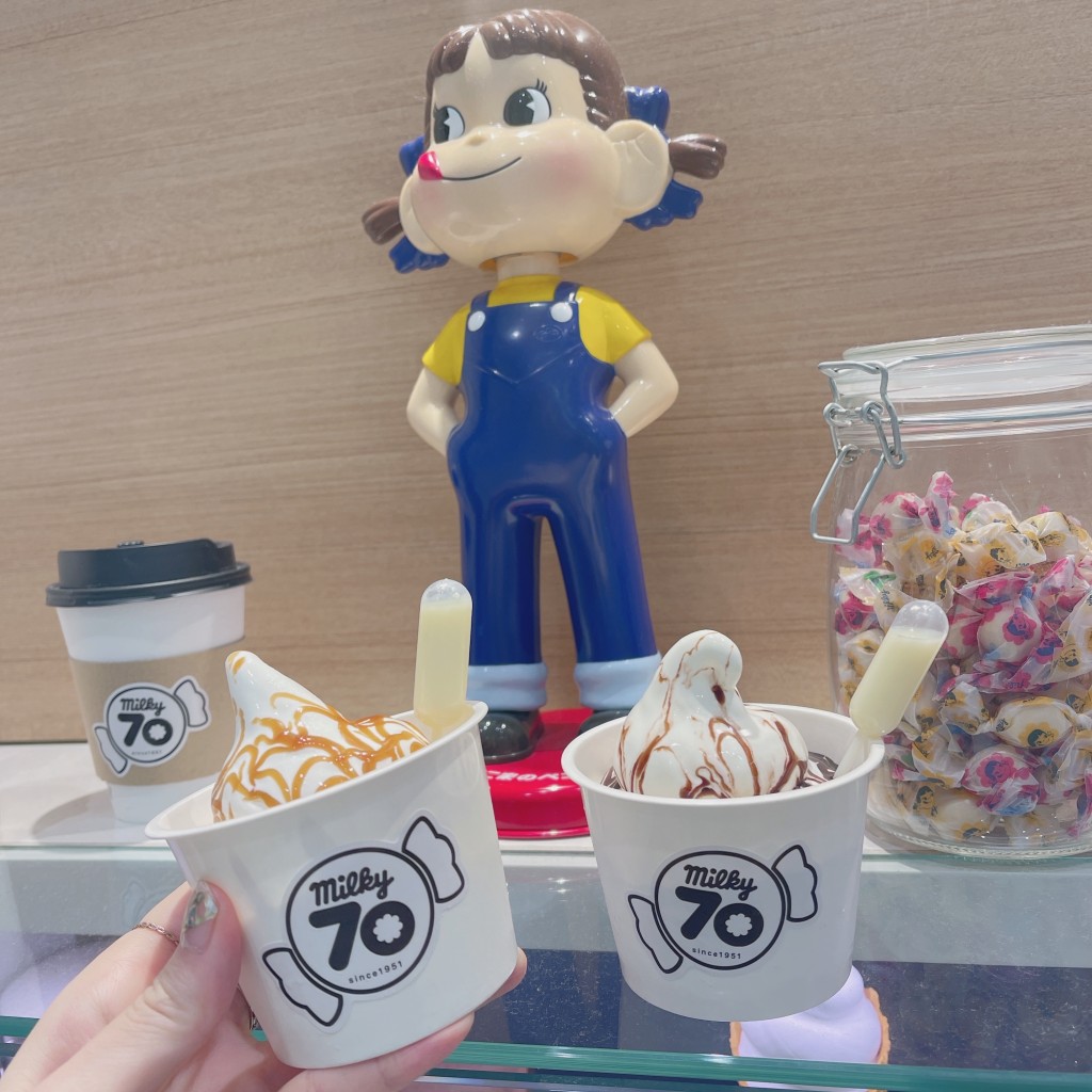 実際訪問したユーザーが直接撮影して投稿した台場スイーツmilky70 since1951 アクアシティお台場店の写真