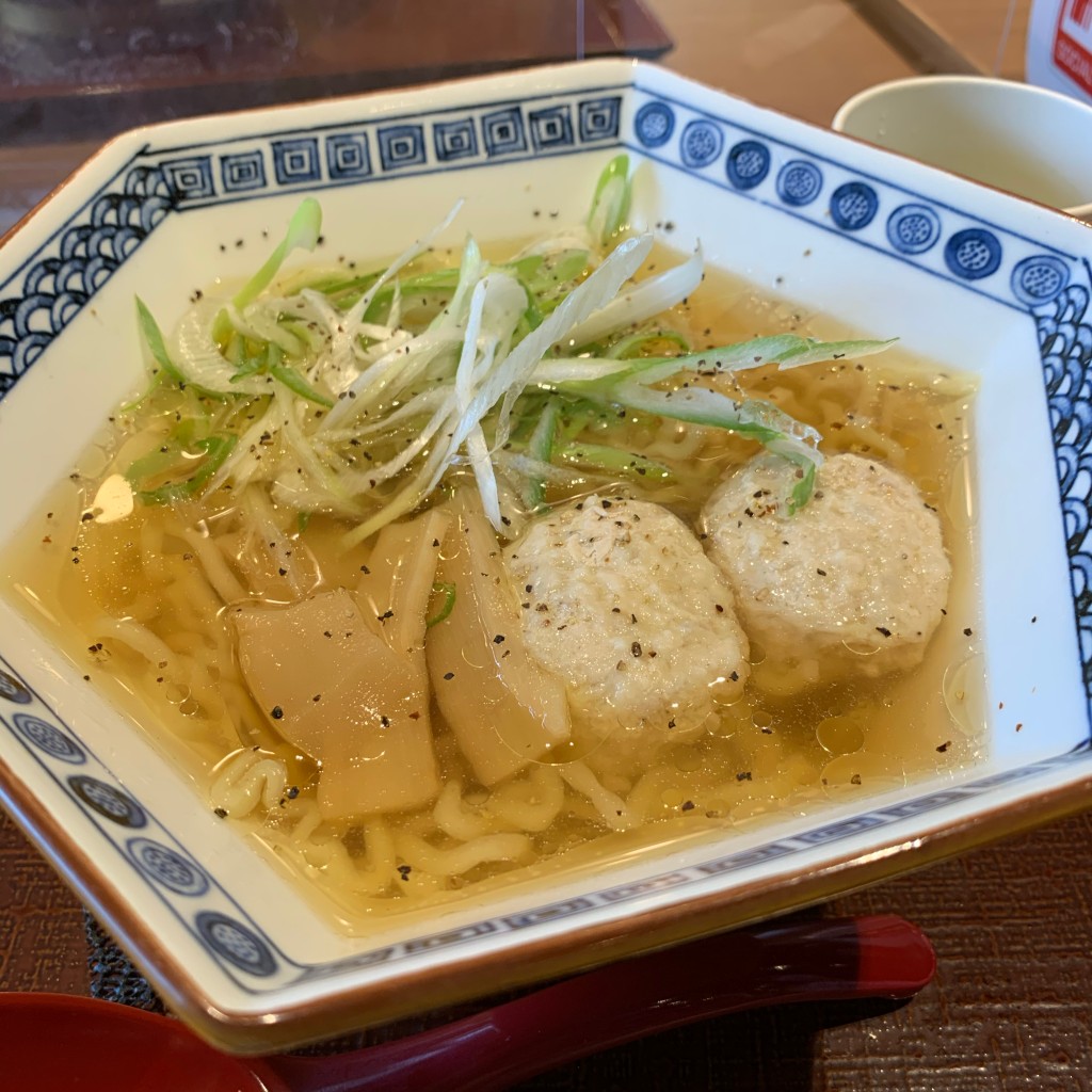 ユーザーが投稿した塩ラーメンの写真 - 実際訪問したユーザーが直接撮影して投稿した富永フードコート長篠陣屋台 長篠設楽原パーキングエリア下りの写真