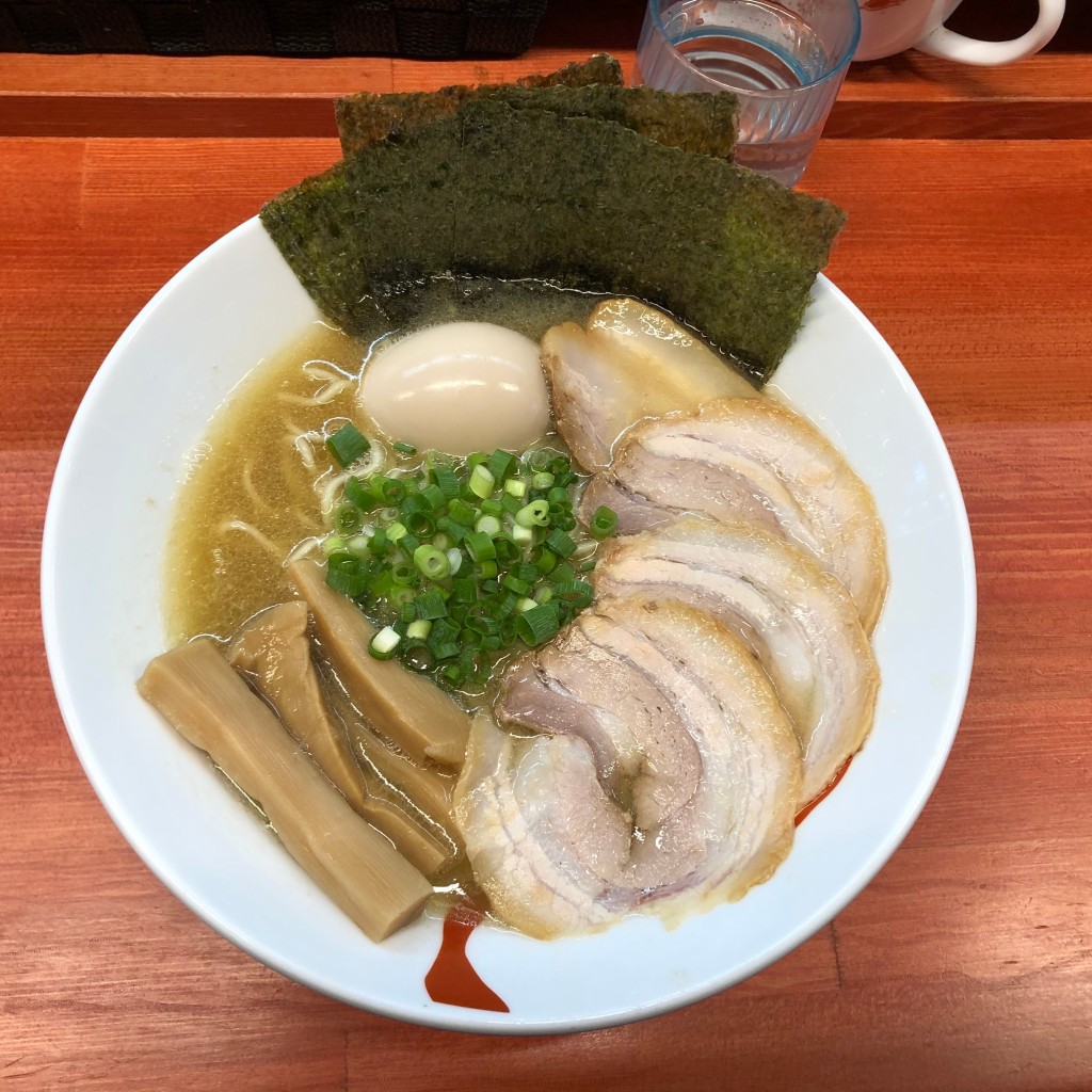 ユーザーが投稿した和風とんこつラーメン全部のせの写真 - 実際訪問したユーザーが直接撮影して投稿した三崎町ラーメン / つけ麺らーめん・油そば 笑びすの写真