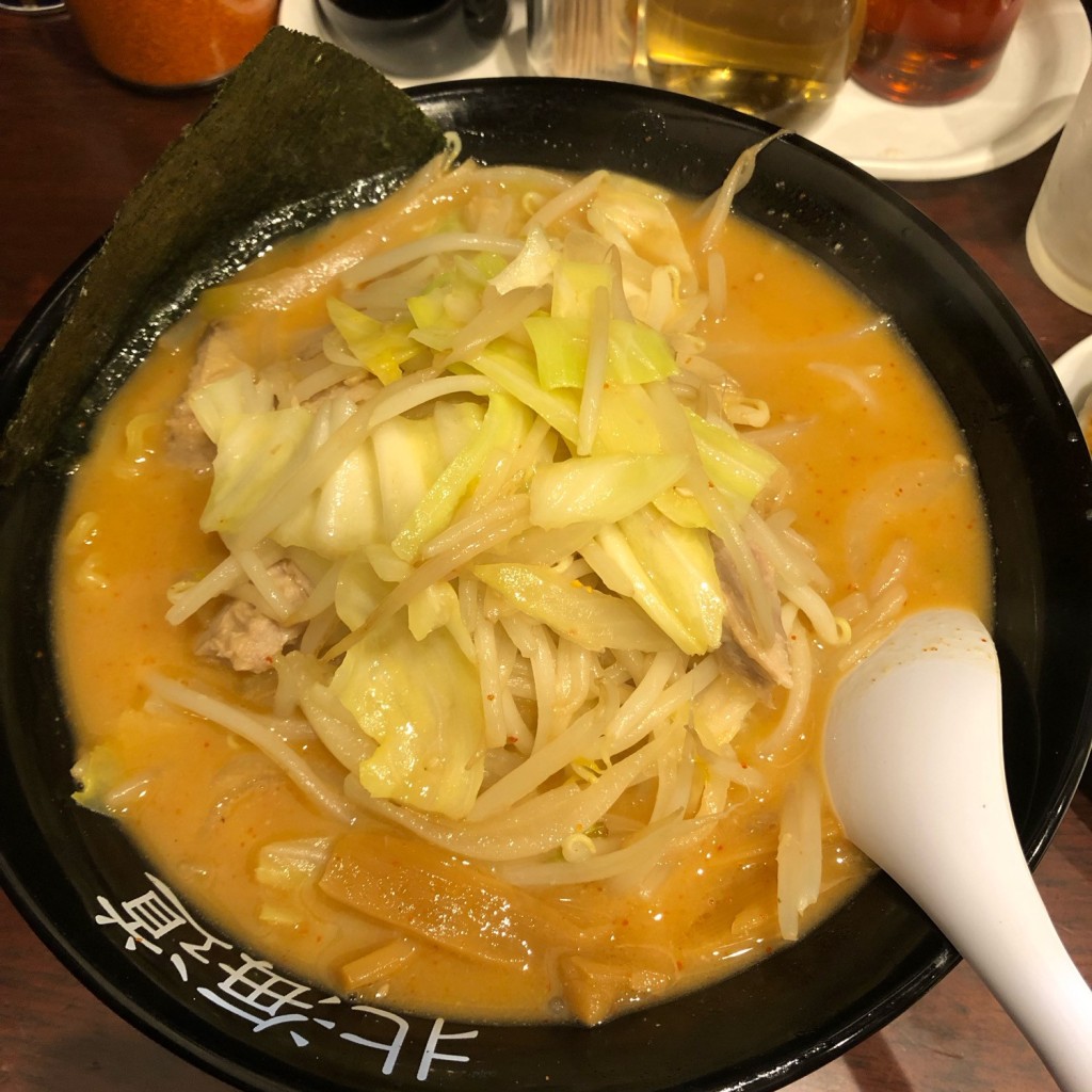 ユーザーが投稿した辛っ風麺の写真 - 実際訪問したユーザーが直接撮影して投稿した中町ラーメン専門店ラーメンおやじ 町田店の写真