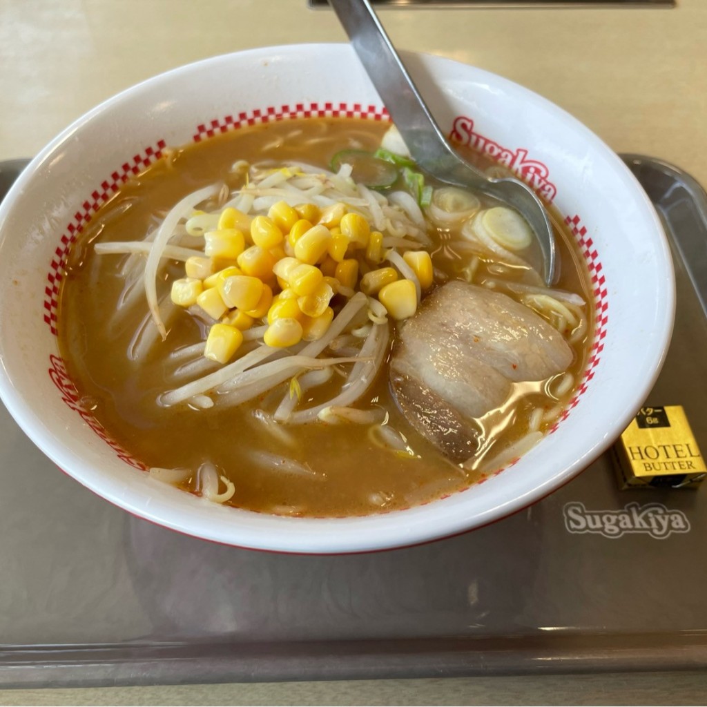 ユーザーが投稿した味噌ラーメンの写真 - 実際訪問したユーザーが直接撮影して投稿した三崎町ラーメン専門店スガキヤ MEGAドン・キホーテUNY豊明店の写真