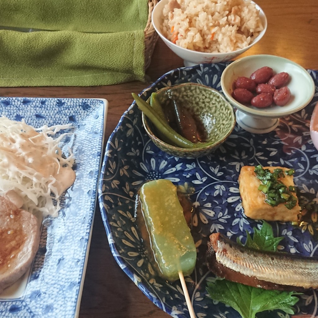 ユーザーが投稿した日替りランチの写真 - 実際訪問したユーザーが直接撮影して投稿した和田町カフェおうちカフェ しぇ・あんの写真