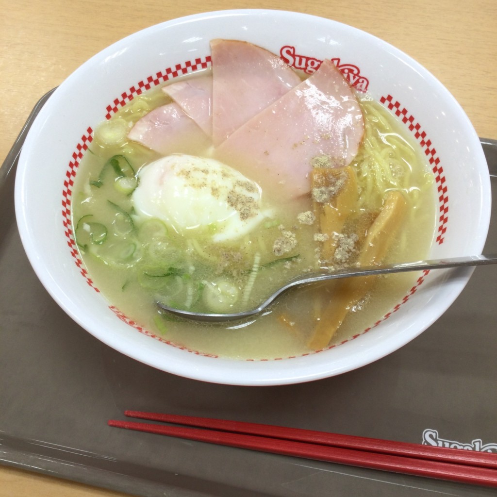 ユーザーが投稿した冷たいラーメンの写真 - 実際訪問したユーザーが直接撮影して投稿した不吹町ラーメン専門店スガキヤ フィール南岡崎店の写真