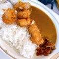 チキン唐揚げカレー - 実際訪問したユーザーが直接撮影して投稿した泉川カフェカフェテリア スティームボードの写真のメニュー情報