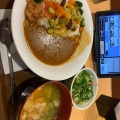 夏野菜カレー並 - 実際訪問したユーザーが直接撮影して投稿した桜町牛丼すき家 117号小千谷店の写真のメニュー情報