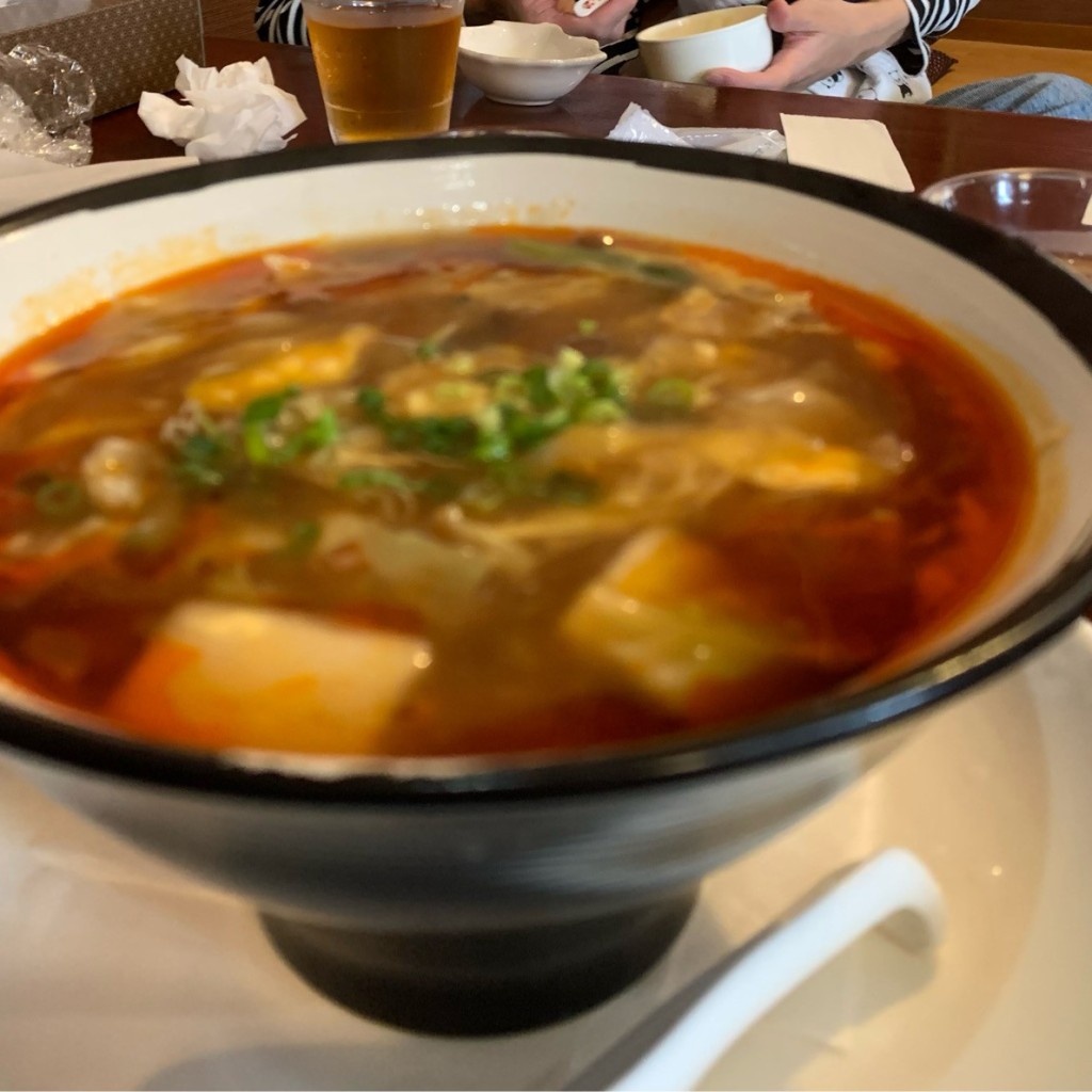 ユーザーが投稿した酸辣湯麺の写真 - 実際訪問したユーザーが直接撮影して投稿した松崎中華料理中華麺食堂 かなみ屋 松崎店の写真