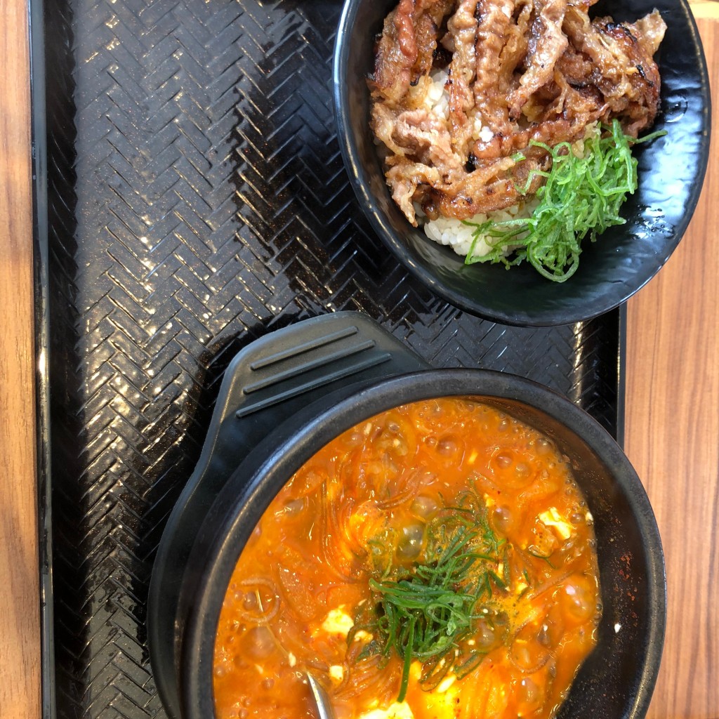 つねももちゃんさんが投稿したあかねケ丘韓国料理のお店韓丼 山形あかねヶ丘店/カンドンヤマガタアカネガオカテンの写真