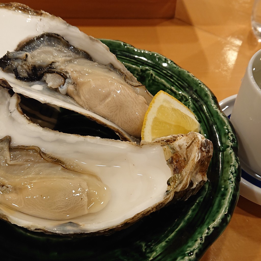 ユーザーが投稿した厚岸産牡蠣の写真 - 実際訪問したユーザーが直接撮影して投稿した奥尻寿司叶寿司の写真