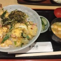 海老天丼 - 実際訪問したユーザーが直接撮影して投稿した三ツ渕定食屋三河屋食堂の写真のメニュー情報