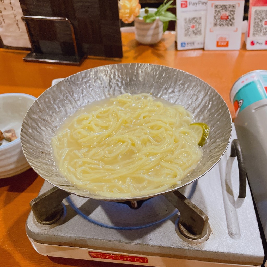 ユーザーが投稿した中華麺の写真 - 実際訪問したユーザーが直接撮影して投稿した東心斎橋懐石料理 / 割烹しょうへい 3000の写真