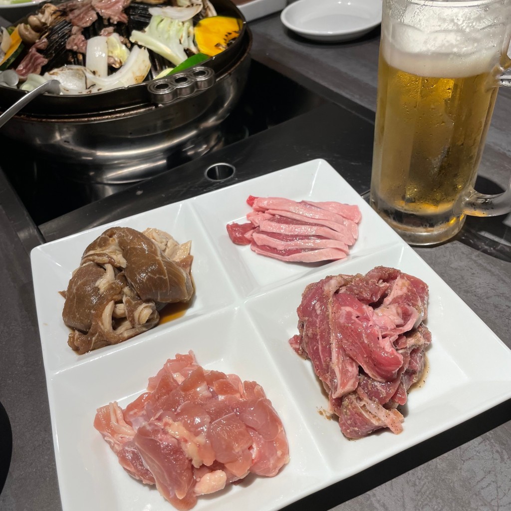 ユーザーが投稿した(ク) 4280円食飲 けジンギスカンの写真 - 実際訪問したユーザーが直接撮影して投稿した南四条西ジンギスカン夜空のジンギスカン GOGO店の写真