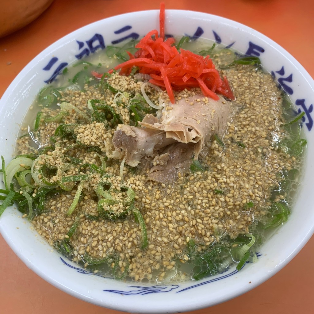 ヒデボーさんが投稿した大手門ラーメン専門店のお店元祖ラーメン長浜家/ガンソラーメンナガハマケの写真