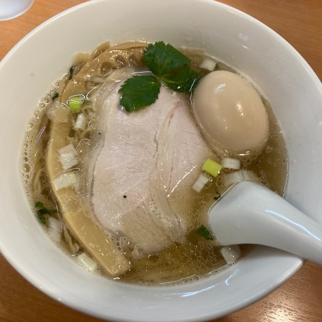 ユーザーが投稿したトビウオ塩ラーメンの写真 - 実際訪問したユーザーが直接撮影して投稿した東池袋ラーメン / つけ麺らぁ麺 はやし田 池袋店の写真