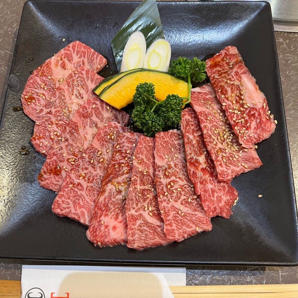 ユーザーが投稿した上カルビの写真 - 実際訪問したユーザーが直接撮影して投稿した萩島肉料理大陸食道 小山店の写真