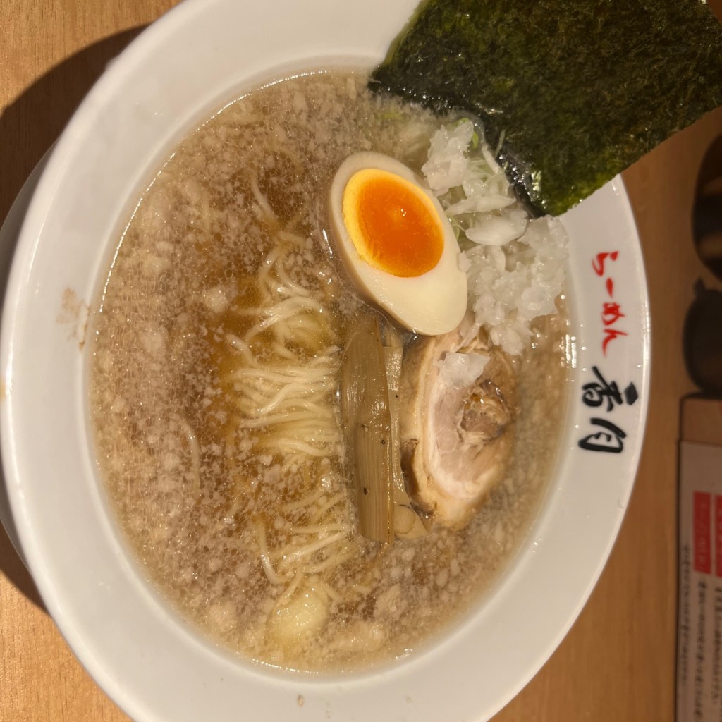 ユーザーが投稿した醤油ラーメンの写真 - 実際訪問したユーザーが直接撮影して投稿した富ヶ谷ラーメン専門店らーめん 香月 代々木公園店の写真