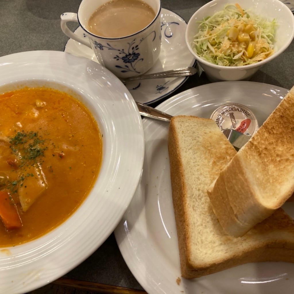 ユーザーが投稿したトマトシチューセットの写真 - 実際訪問したユーザーが直接撮影して投稿した上野喫茶店ギャランの写真