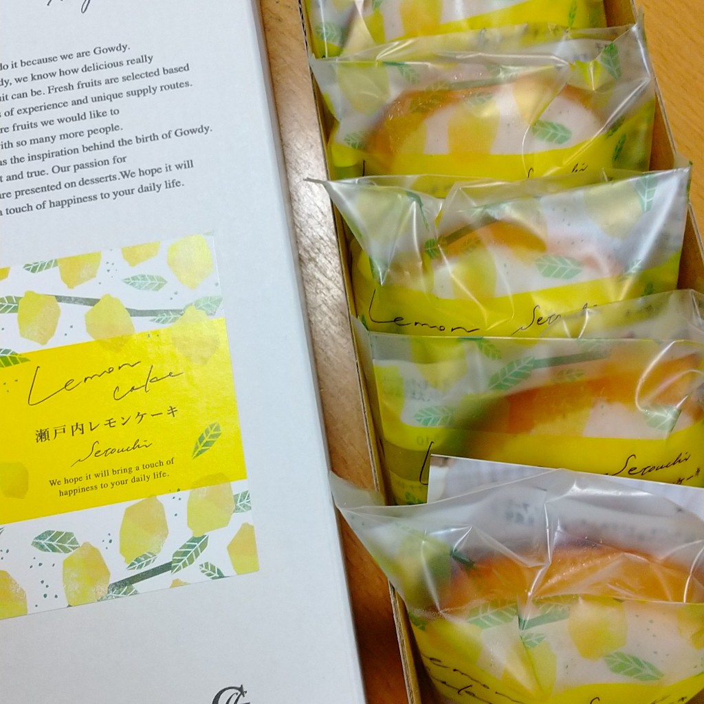 ユーザーが投稿した瀬戸内レモンケーキの写真 - 実際訪問したユーザーが直接撮影して投稿した千鳥町スイーツフルーツタルト専門店 Gowdyの写真