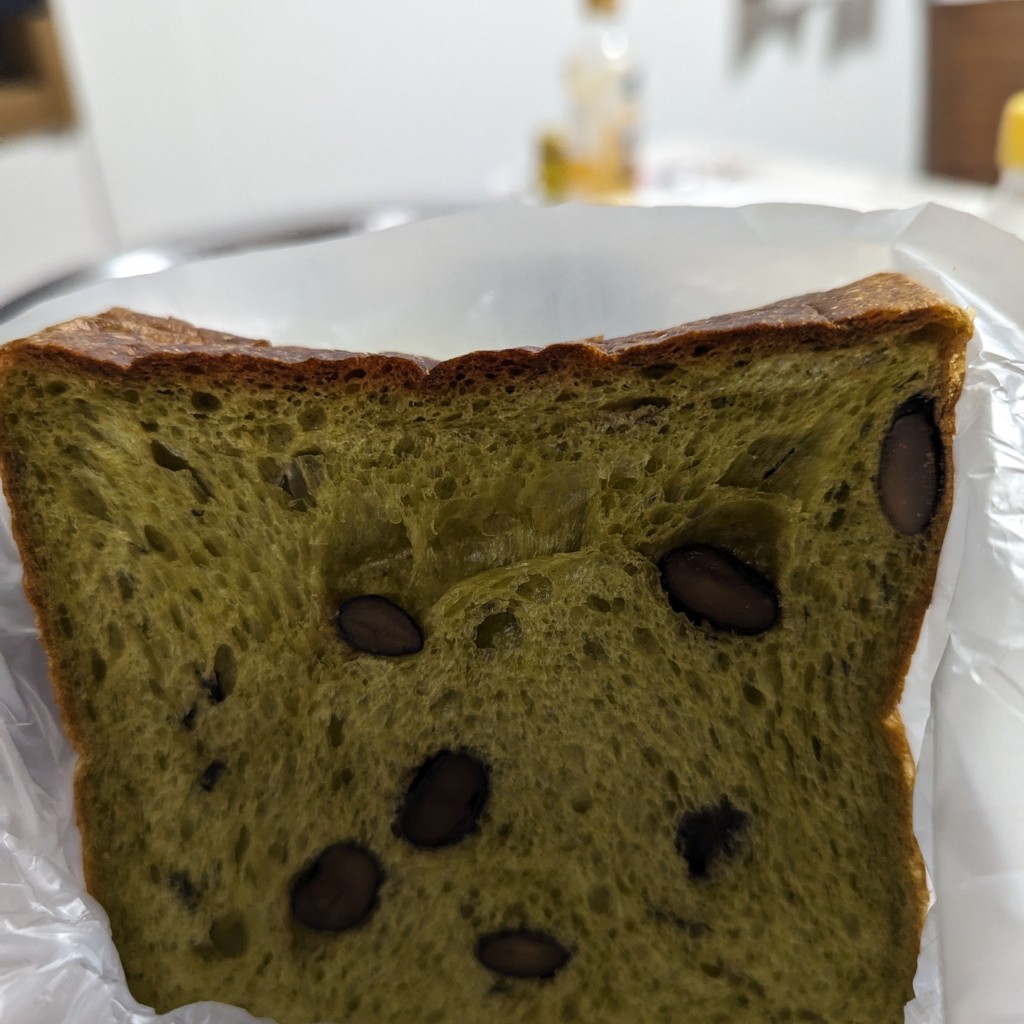 ユーザーが投稿した抹茶黒豆パンの写真 - 実際訪問したユーザーが直接撮影して投稿した東浅香山町カフェCafe & Meal MUJI イオンモール堺北花田の写真