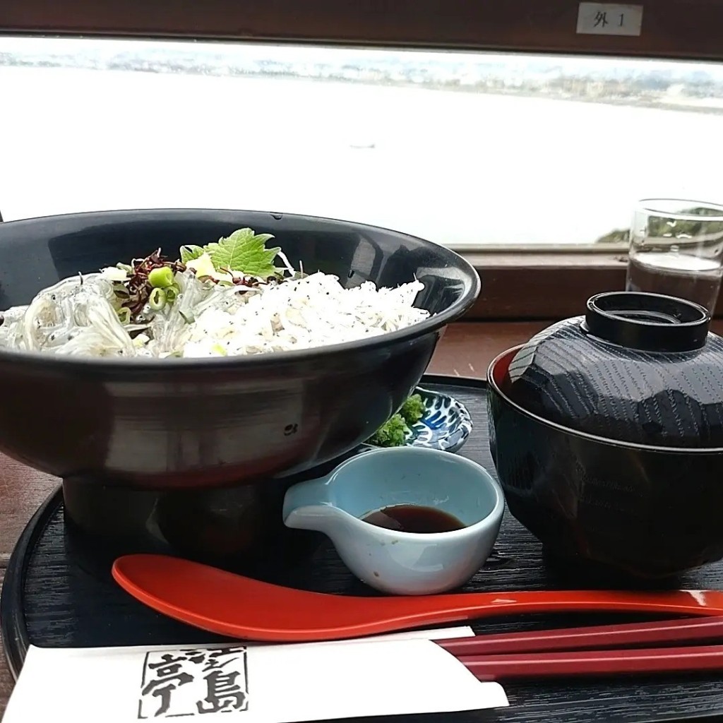 ユーザーが投稿したハーフ丼の写真 - 実際訪問したユーザーが直接撮影して投稿した江の島丼もの江之島亭の写真