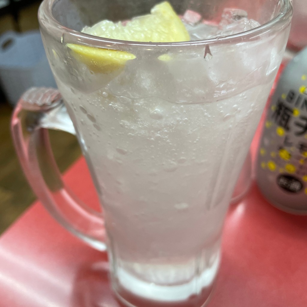 ユーザーが投稿したレモン酎ハイの写真 - 実際訪問したユーザーが直接撮影して投稿した小町ラーメン / つけ麺大新 鎌倉店の写真
