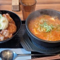 カルビ丼 - 実際訪問したユーザーが直接撮影して投稿した飯土井韓国料理カルビ丼とスン豆腐専門店 韓丼 利府店の写真のメニュー情報