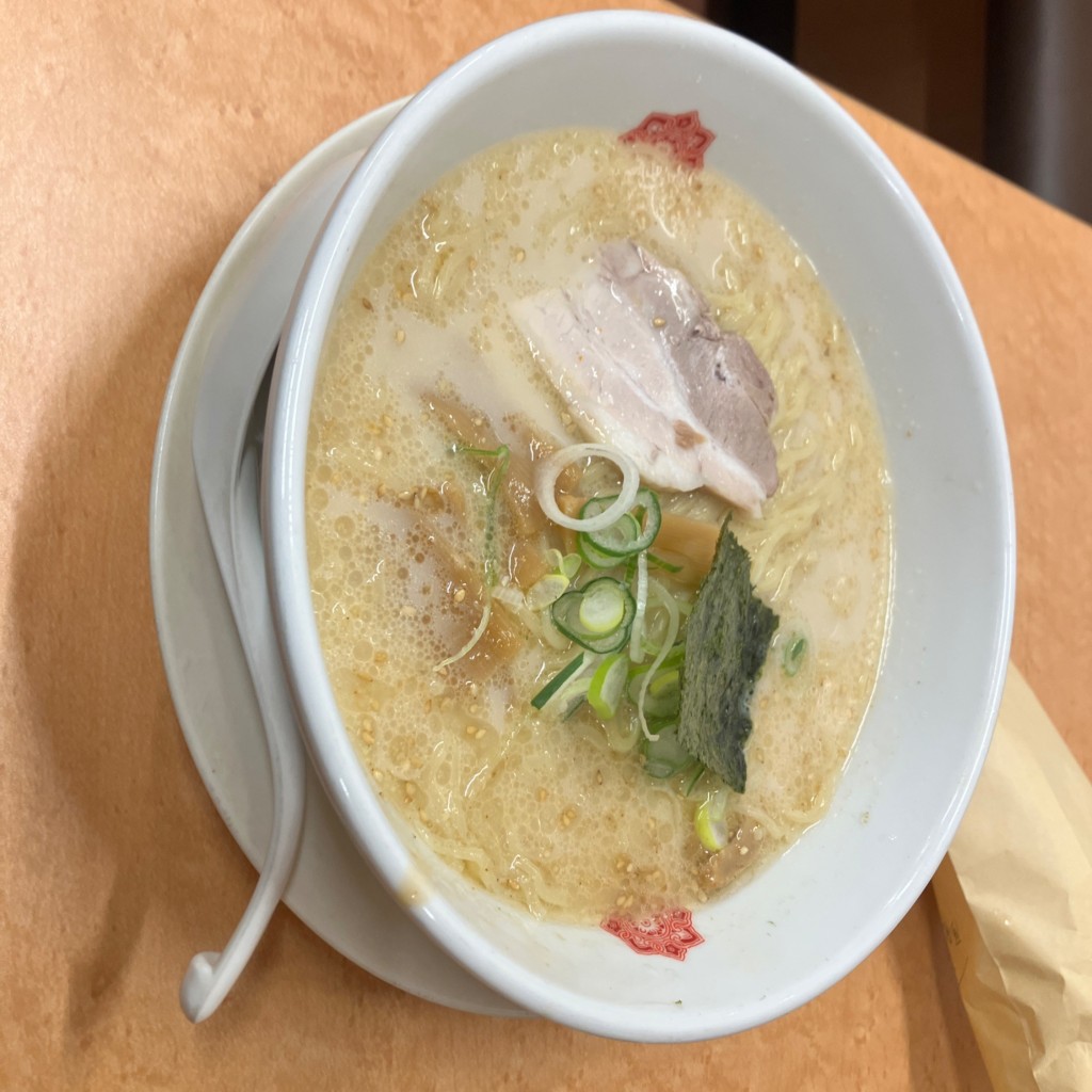 ユーザーが投稿したとんこつラーメンの写真 - 実際訪問したユーザーが直接撮影して投稿した新横浜中華料理日高屋 キュービックプラザ新横浜店の写真