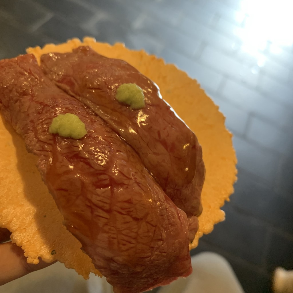 ユーザーが投稿した飛騨牛にぎり寿司の写真 - 実際訪問したユーザーが直接撮影して投稿した上三之町定食屋御食事処 坂口屋の写真