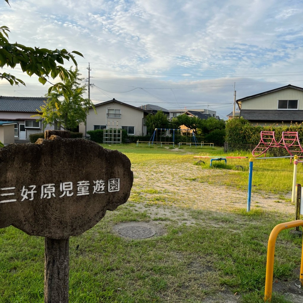 実際訪問したユーザーが直接撮影して投稿した三好町公園三好原児童遊園の写真