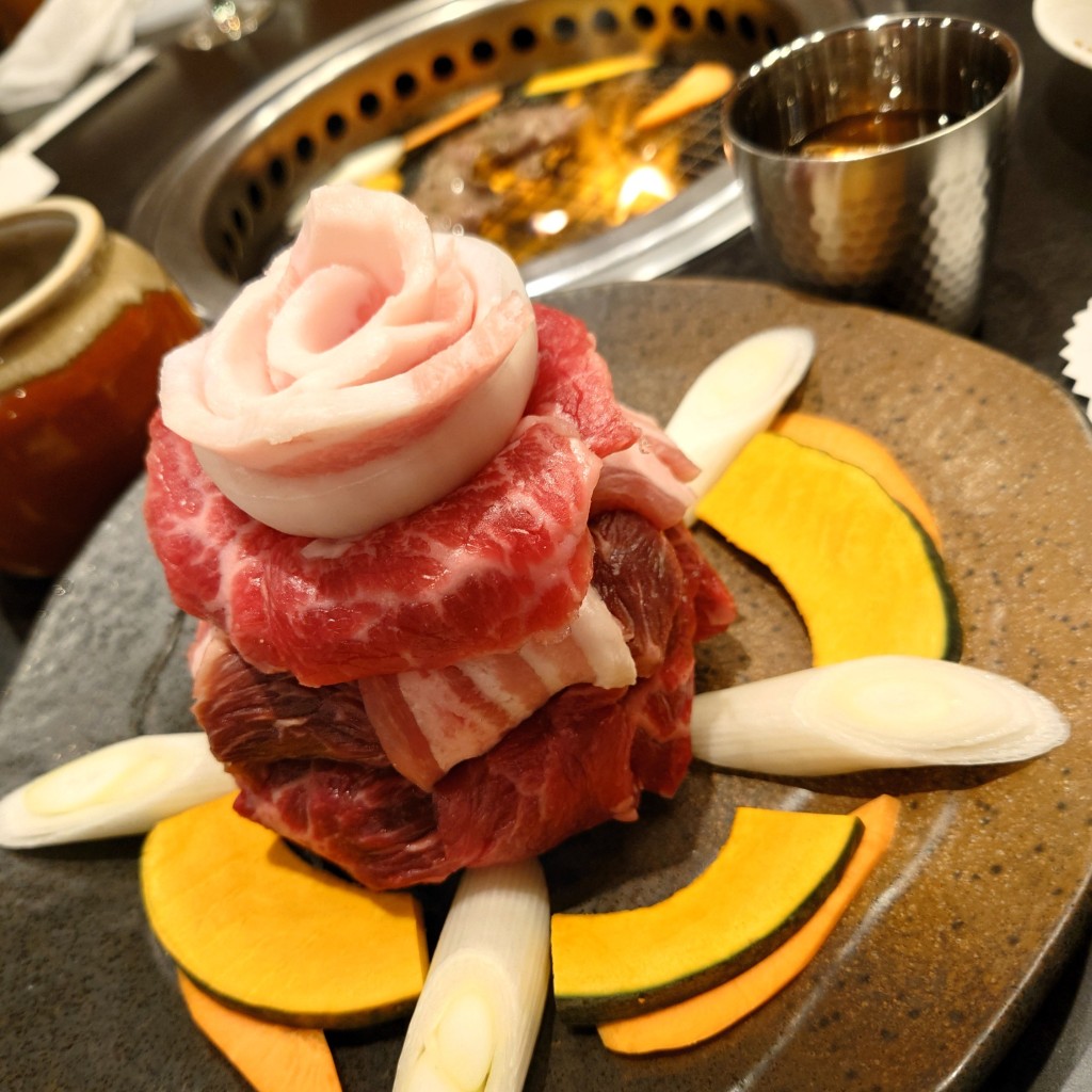 ユーザーが投稿した肉ケーキの写真 - 実際訪問したユーザーが直接撮影して投稿した入江焼肉東天閣 子安店の写真