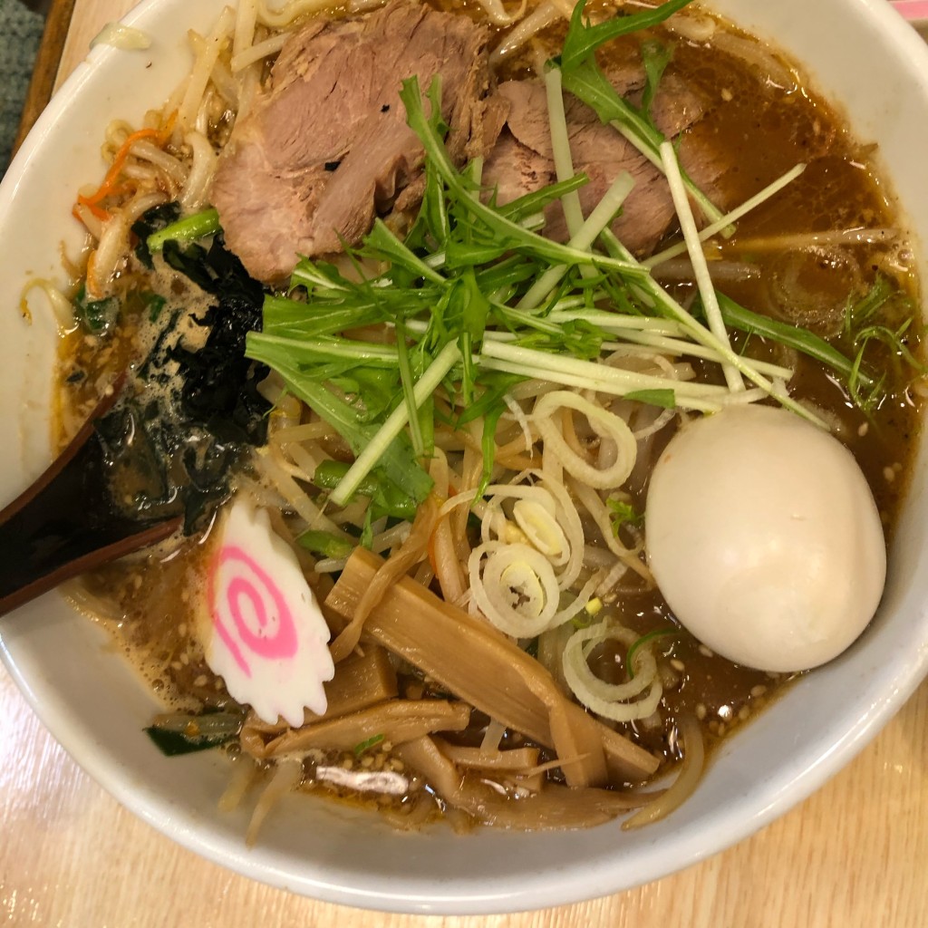 ユーザーが投稿した味噌ラーメンの写真 - 実際訪問したユーザーが直接撮影して投稿した安堀町ラーメン / つけ麺らーめん 心道の写真