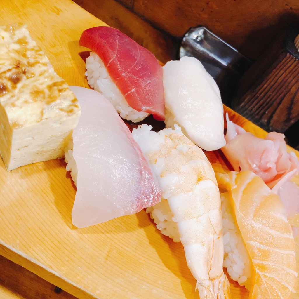 ユーザーが投稿した握り寿司 上の写真 - 実際訪問したユーザーが直接撮影して投稿した市川寿司真間寿司の写真