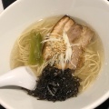 塩ラーメン - 実際訪問したユーザーが直接撮影して投稿した阿知ラーメン / つけ麺Hanabi 塩ラーメンの写真のメニュー情報