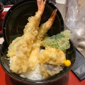 海老福天丼 - 実際訪問したユーザーが直接撮影して投稿した鶴間そば海老福 南町田グランベリーパーク店の写真のメニュー情報