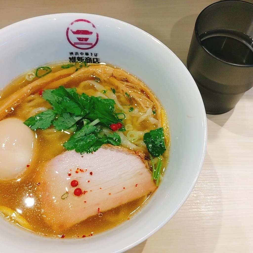 ユーザーが投稿したゆず塩ラーメンの写真 - 実際訪問したユーザーが直接撮影して投稿した本町そば横浜中華そば 維新商店 みなとみらい店の写真