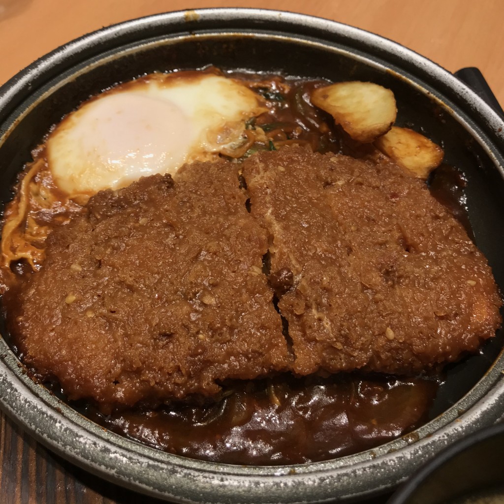 ユーザーが投稿した味噌カツ煮定食の写真 - 実際訪問したユーザーが直接撮影して投稿した東光定食屋やよい軒 福岡空港通り店の写真