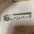 実際訪問したユーザーが直接撮影して投稿した中央町洋食炭とハンバーグの写真