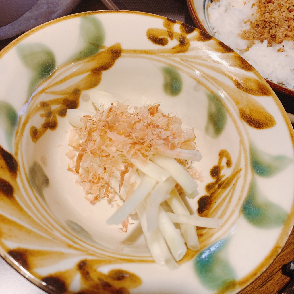 ユーザーが投稿した島らっきょうの塩漬けの写真 - 実際訪問したユーザーが直接撮影して投稿した名嘉真沖縄料理あぐーしゃぶしゃぶ・沖縄料理 かふぅの写真