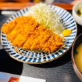 ロースカツ定食 - 実際訪問したユーザーが直接撮影して投稿した富士見とんかつとんかつ 田 浦安舞浜店の写真のメニュー情報